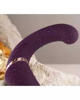ROCKS-OFF - GEMINI DUAL VIBRATOR G-SPOT KLITORIS STIMULATOR LILA