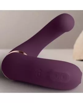 ROCKS-OFF - GEMINI DUAL VIBRATOR G-SPOT KLITORIS STIMULATOR LILA