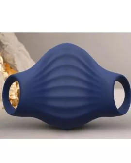 Rocks-Off - Palmblauer flexibler Vibrator-Masturbator