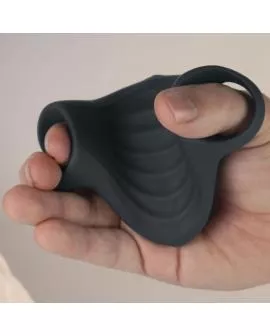 Rocks-Off Palm - Schwarzer Flexibler Vibrator-Masturbator