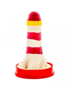 CONDOMERIE - HANDBEMALTE NEUHEITSKONDOME LEUCHTTURM