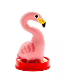 Condomerie - Handbemalte Neuheitskondome Flamingo Pink