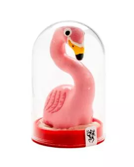 Condomerie - Handbemalte Neuheitskondome Flamingo Pink