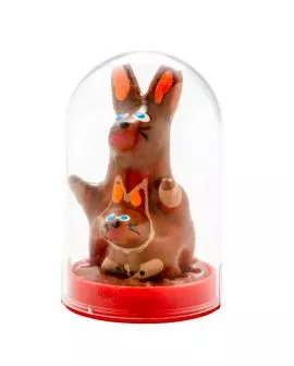 CONDOMERIE - Handbemalte Neuheitskondome Känguru Modell 1