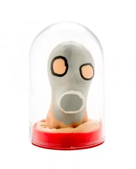 CONDOMERIE - HANDBEMALTE NEUHEIT KONDOME GASMASKE