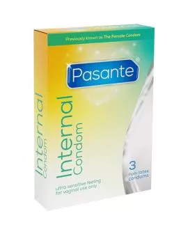 Pasante Innenkondom ohne Latex - 3 Einheiten