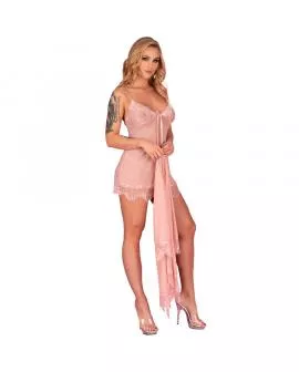 LIVCO CORSETTI FASHION - HYEONA 1710 BABYDOLL + TANGA ROSE 
