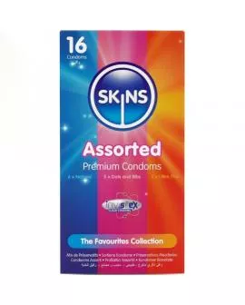 SKINS - SORTIERTE PREMIUM-KONDOME PACKUNG 16