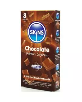 SKINS Schokolade Premium-Kondome - Packung 8