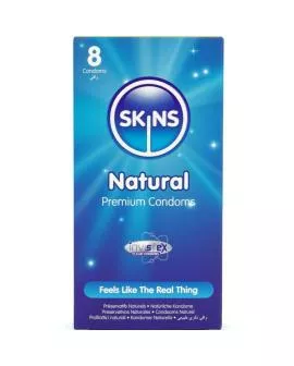 SKINS Natürliche Premium-Kondome - Packung 8