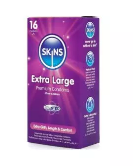 SKINS - Extra Große Premium-Kondome Packung 16
