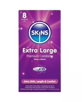 SKINS Extra Große Premium Kondome - Packung 8