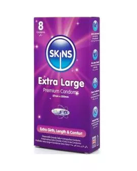 SKINS Extra Große Premium Kondome - Packung 8