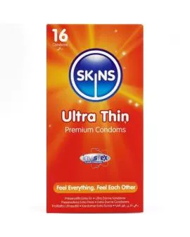 SKINS Ultradünne Premium Kondome - Packung 16 Stück