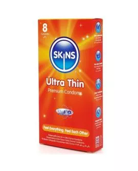 SKINS Ultra Dünne Premium Kondome - Packung 8