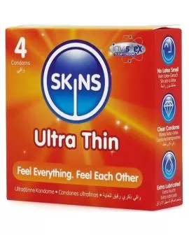 SKINS - ULTRADÜNNE PREMIUM-KONDOME PACKUNG 4