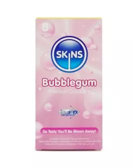 Skins Bubblegum Premium Kondome - Packung mit 8 Stück