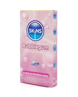 Skins Bubblegum Premium Kondome - Packung mit 8 Stück
