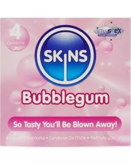 SKINS Bubblegum Premium-Kondome - Packung 4