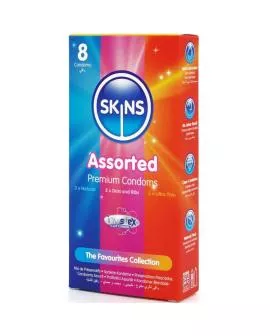 SKINS - Sortierte Premium-Kondome Packung 8