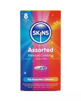 SKINS - Sortierte Premium-Kondome Packung 8