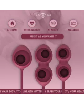 INTENSE - CHARLI KEGEL BALL KIT BURGUND