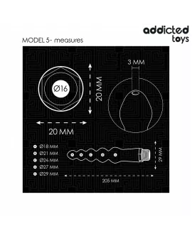 ADDICTED TOYS - ANAL CLEANER MIT UNIVERSALADAPTER MODELL 5