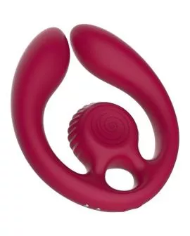 SNAIL VIBE - GIZI DUO PAARSTIMULATOR FERNBEDIENUNG BURGUND