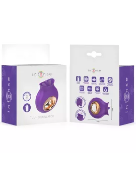 INTENSE - TULI KLITORISSTIMULATOR 9 VIBRATIONEN & 9 OSZILLATIONEN LILA