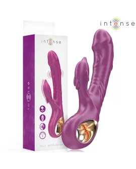 INTENSE - HALLE MULTIFUNKTIONSVIBRATOR MIT DELFIN-STIMULIERENDER ZUNGE LILA