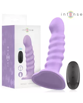 INTENSE - BRENDA VIBRATOR GRÖSSE M SPIRALENDESIGN 10 VIBRATIONEN LILA FERNBEDIENUNG