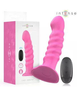 INTENSE - CINDY VIBRATOR GRÖSSE L SPIRALENDESIGN 10 VIBRATIONEN ROSA FERNBEDIENUNG