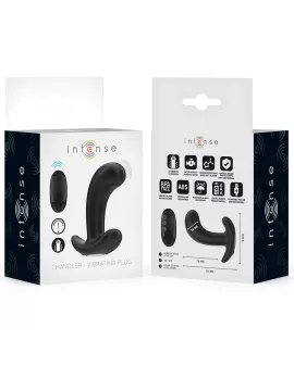 INTENSE - CHANDLER ANAL PLUG 10 VIBRATIONEN SCHWARZ FERNBEDIENUNG