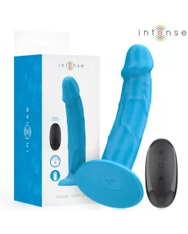 INTENSE - PHOEBE REALISTISCHER VIBRATOR 10 VIBRATIONEN BLAUE FERNBEDIENUNG