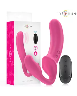 INTENSE - AMY DOPPELVIBRATOR 20 CM ROSA FERNBEDIENUNG