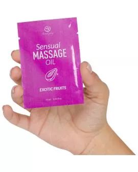 SECRETPLAY - Einzeldosis Massageöl Exotische Früchte 10 ml