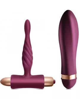 CLIMAXIMUM - DARE KIT TWISTED VIBRATOR + ANAL PLUG ANFÄNGER