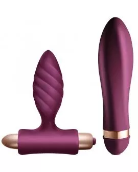 CLIMAXIMUM - DESIRE KIT TWISTED VIBRATOR + ANALPLUG