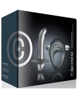CLIMAXIMUM - ENTICE KIT COCK RING + PROSTATA VIBRATOR ANFÄNGER