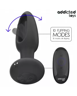 ADDICTED TOYS - ANALPLUG MIT VIBRIERENDER ZUNGE UND FERNBEDIENUNG