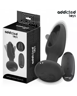 ADDICTED TOYS - ANALPLUG MIT VIBRIERENDER ZUNGE UND FERNBEDIENUNG