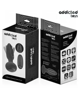ADDICTED TOYS - ANALPLUG MIT VIBRIERENDER ZUNGE UND FERNBEDIENUNG