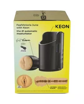 KIIROO - KEON WIFI COMBO VICTORIA JUNE AUTOMATISCHER MASTURBATOR + FEEL STROKER