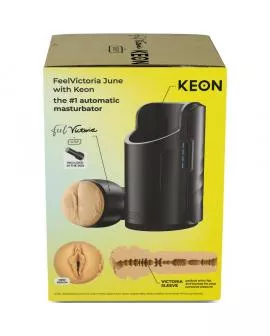 KIIROO - KEON WIFI COMBO VICTORIA JUNE AUTOMATISCHER MASTURBATOR + FEEL STROKER