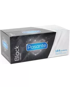 PASANTE - BLACK VELVET KONDOME BOX 144 EINHEITEN