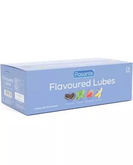 Pasante Geschmacksgleitgel - Box mit 144 Einheiten à 5 ml