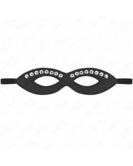 KINK Augenmaske mit Mini-Nieten Modell 1 - 20,5 x 5,5 cm