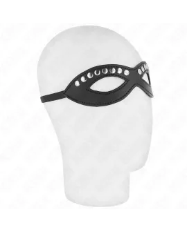 KINK Augenmaske mit Mini-Nieten Modell 1 - 20,5 x 5,5 cm