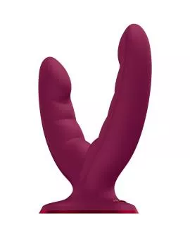 FUN FACTORY - RYDE DOUBLE DILDO WINE RED