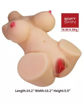 Crazy Bull - Realistischer Weiblicher Torso Masturbator 36,8 cm